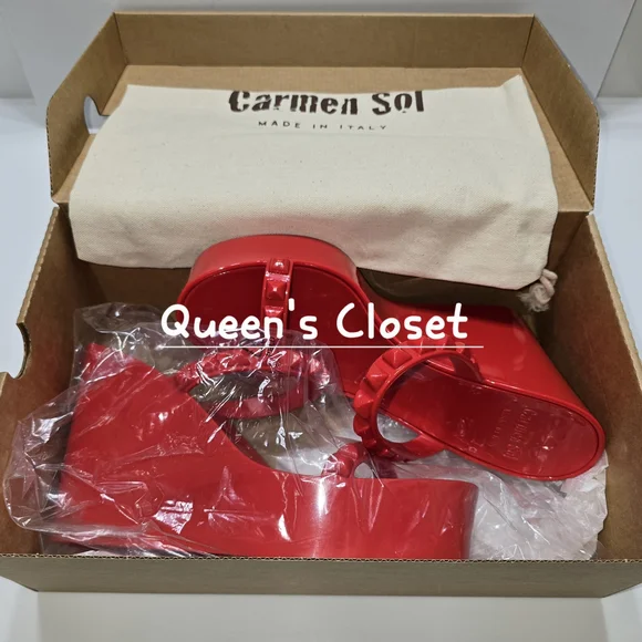 CARMEN SOL STUDDED ACCENT PLATFORMS - Picture 3 of 5